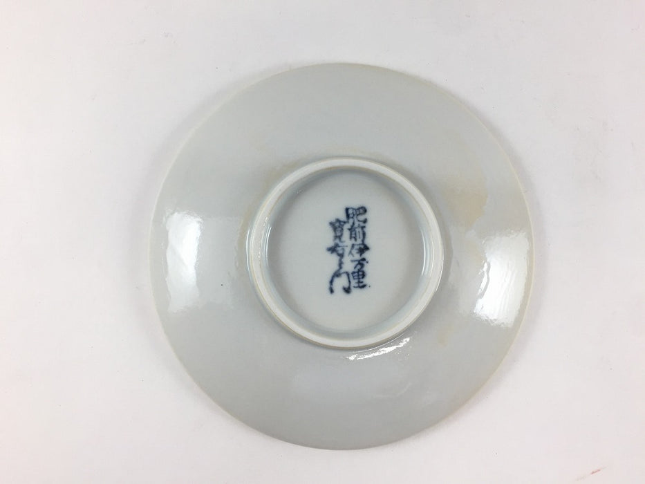 銀彩4寸皿　網絵/菊文/雷文/山絵/波千鳥/荒波　12cm　伊万里焼(j.R)