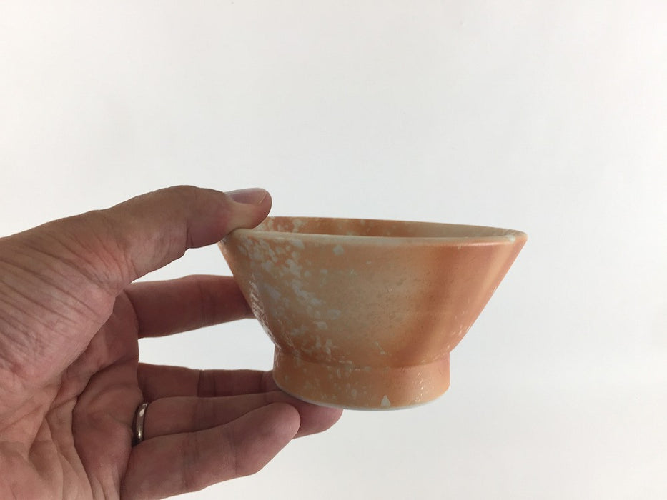 12cmくらわんか碗(300cc)緋赤彩　有田焼弥源次窯(j.R)