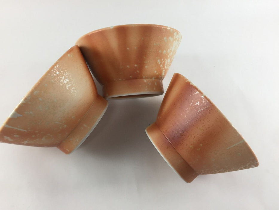 12cmくらわんか碗(300cc)緋赤彩　有田焼弥源次窯(j.R)