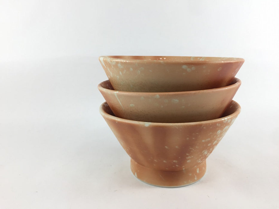 12cmくらわんか碗(300cc)緋赤彩　有田焼弥源次窯(j.R)