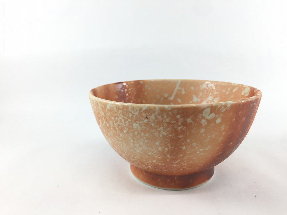 13cm臼茶碗(420cc)緋赤彩　有田焼弥源次窯(j.R)