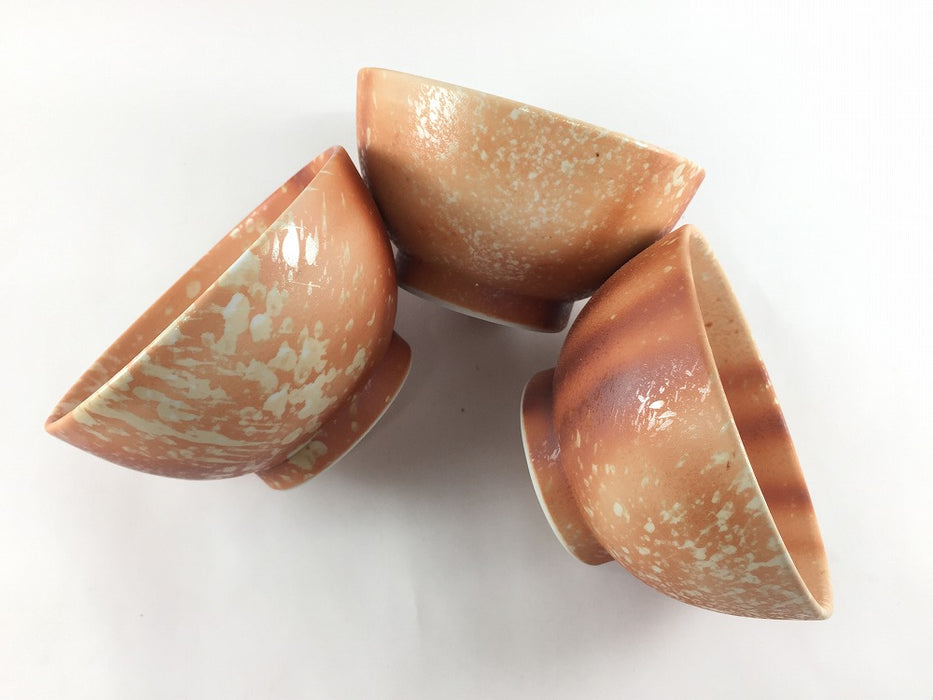 13cm臼茶碗(420cc)緋赤彩　有田焼弥源次窯(j.R)