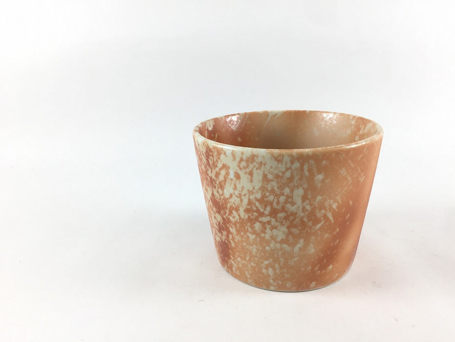 8cm蕎麦猪口(180cc)緋赤彩　有田焼弥源次窯(j.R)