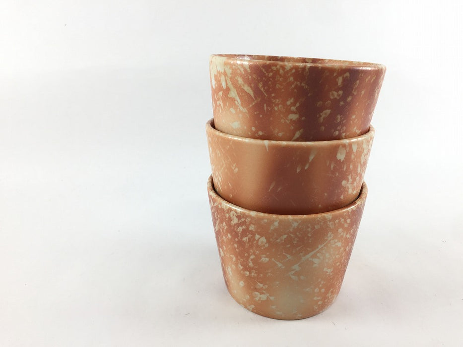 8cm蕎麦猪口(180cc)緋赤彩　有田焼弥源次窯(j.R)