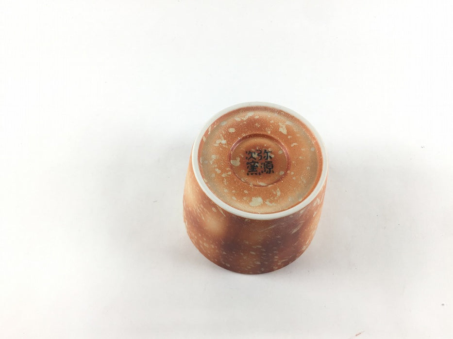 8cm蕎麦猪口(180cc)緋赤彩　有田焼弥源次窯(j.R)