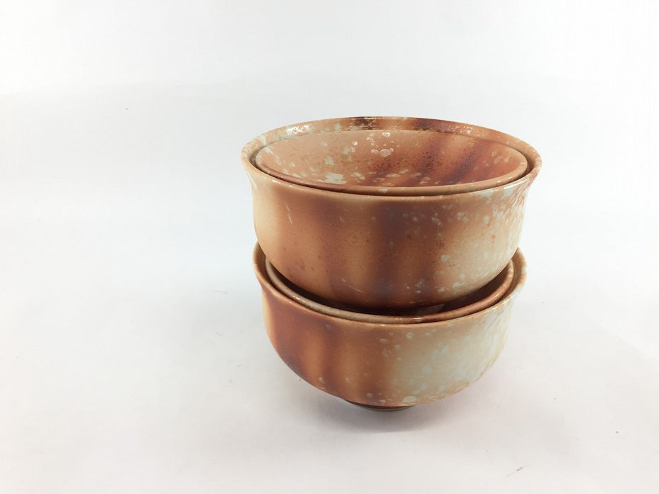 11cm福蓋物.緋赤彩　有田焼弥源次窯(j.R)