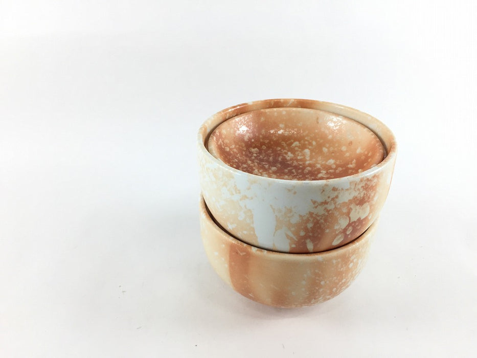 9cmミニ丸蓋物.緋赤彩　有田焼弥源次窯(j.R)