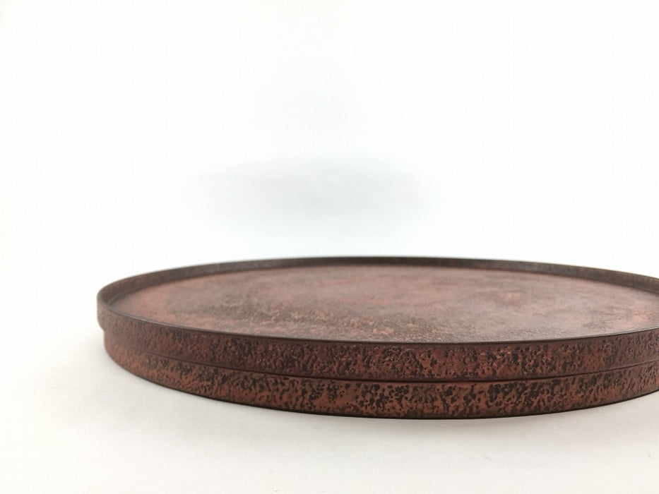 29cmリバーシブルプレート.朱彩　有田焼(j.R)【限定品】