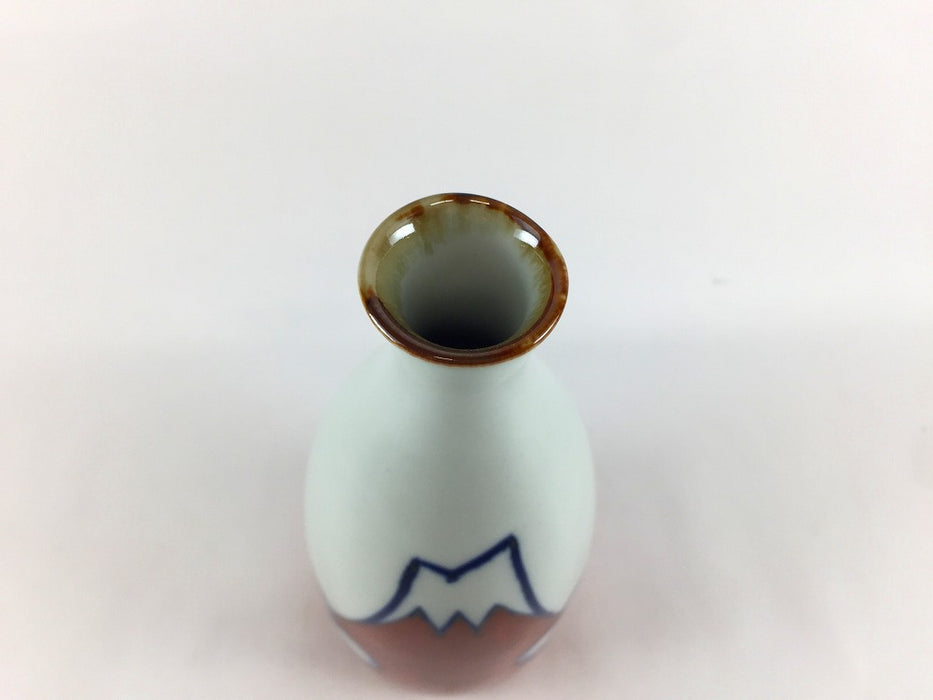 富岳(赤)　徳利　320cc　波佐見焼(j.R)