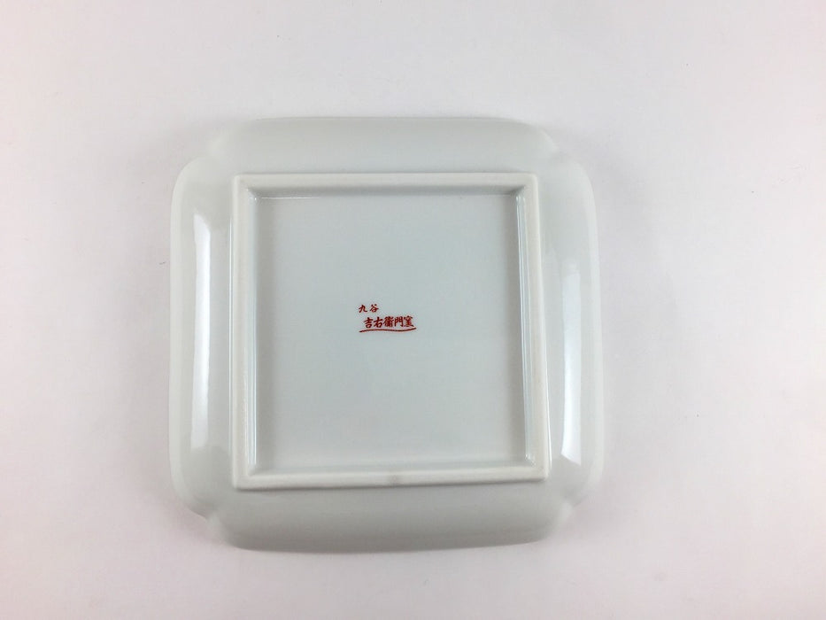 16cm木甲皿　小紋花詰　九谷焼(j.R)