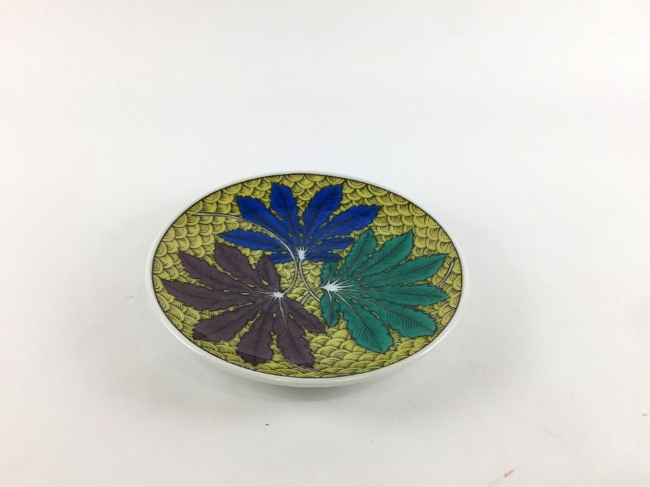 12cm小皿　吉田屋八手文　九谷焼(j.R)