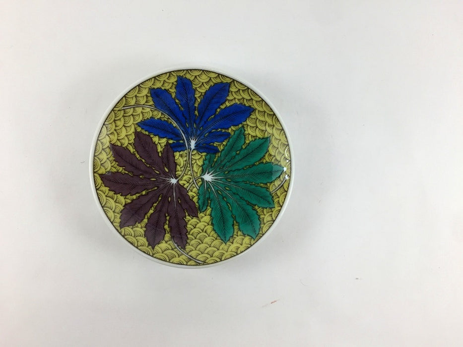 12cm小皿　吉田屋八手文　九谷焼(j.R)