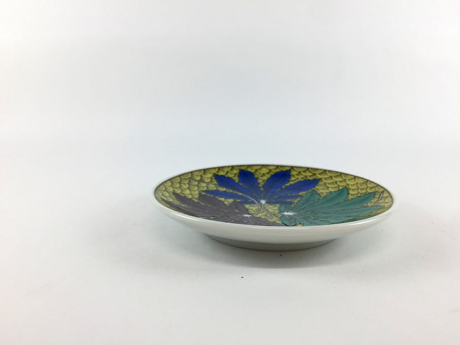 12cm小皿　吉田屋八手文　九谷焼(j.R)