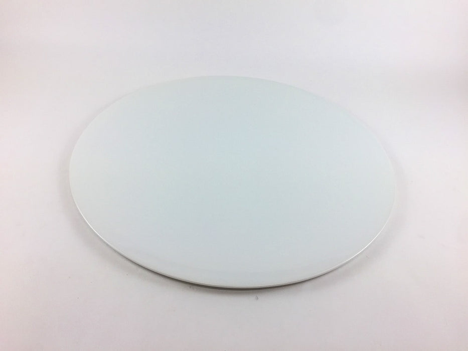【SALE】フラットプレート　26cm　白磁　有田焼【訳あり】