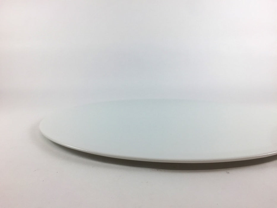 【SALE】フラットプレート　26cm　白磁　有田焼【訳あり】