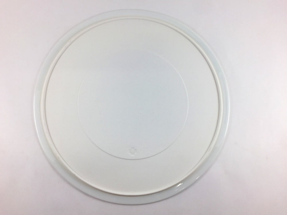 【SALE】フラットプレート　26cm　白磁　有田焼【訳あり】