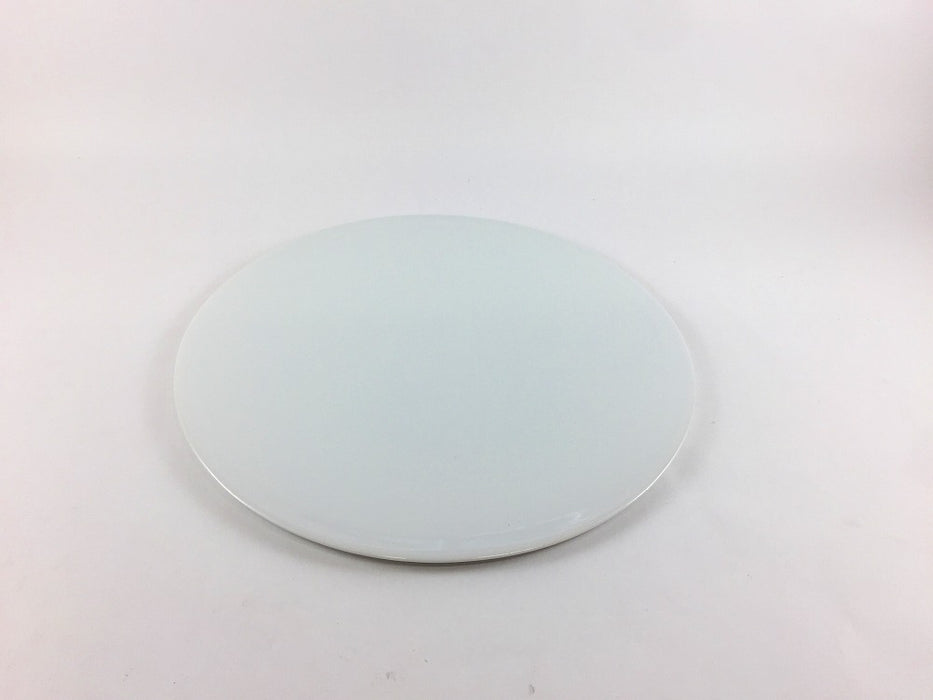 フラットプレート　21cm　白磁　有田焼　(j.R)