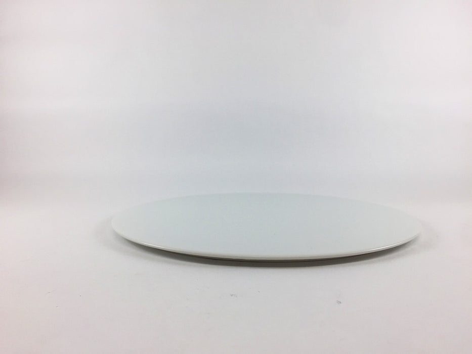 フラットプレート　21cm　白磁　有田焼　(j.R)