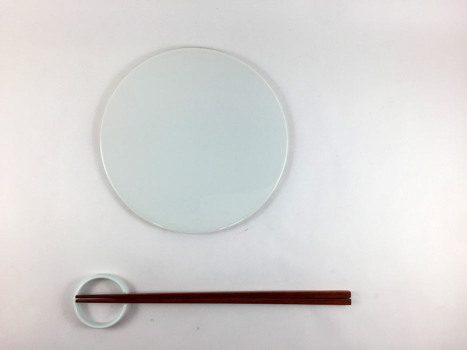 フラットプレート　17cm　白磁　有田焼(j.R)