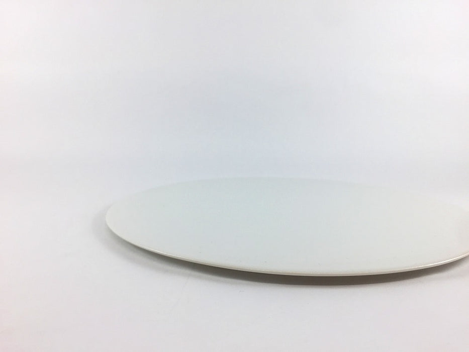フラットプレート　21cm　白マット　有田焼