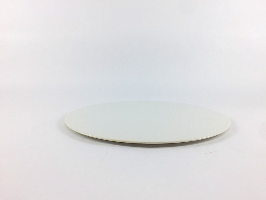 フラットプレート　17cm　白マット　有田焼