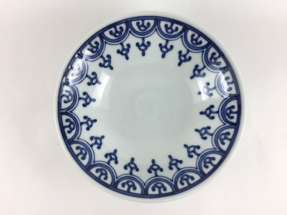 【SALE】15cm平鉢(藍瓔珞)　波佐見焼(j.R)【訳あり】