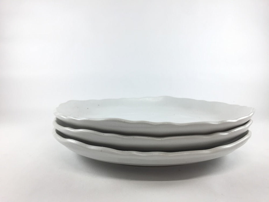 【SALE】24cm波渕皿.石焼マット　美濃焼(j.R)【訳あり】