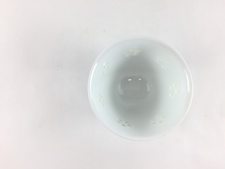 【SALE】8cm反煎茶(120cc)水晶花詰　波佐見焼【訳あり】