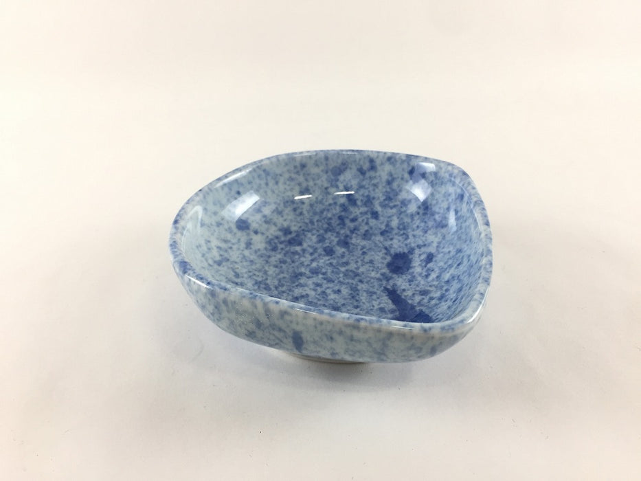 【SALE】扇型深小皿.吹墨　10cm　有田焼【訳あり】