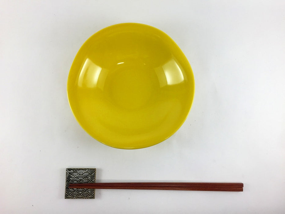 【SALE】波向　黄　16cm　波佐見焼【訳あり】