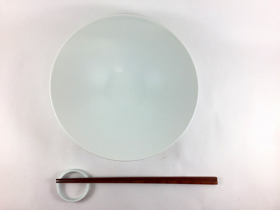 20cmクープボウルプレート　白マット　有田焼(j.R)