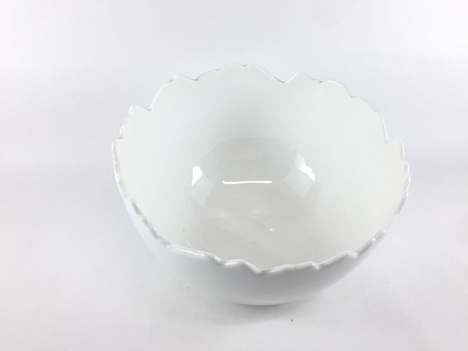 【SALE】山切片上り玉鉢.洋白　17cm　有田焼【訳あり】