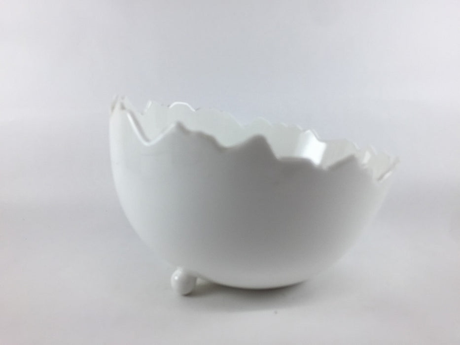 【SALE】山切片上り玉鉢.洋白　17cm　有田焼【訳あり】