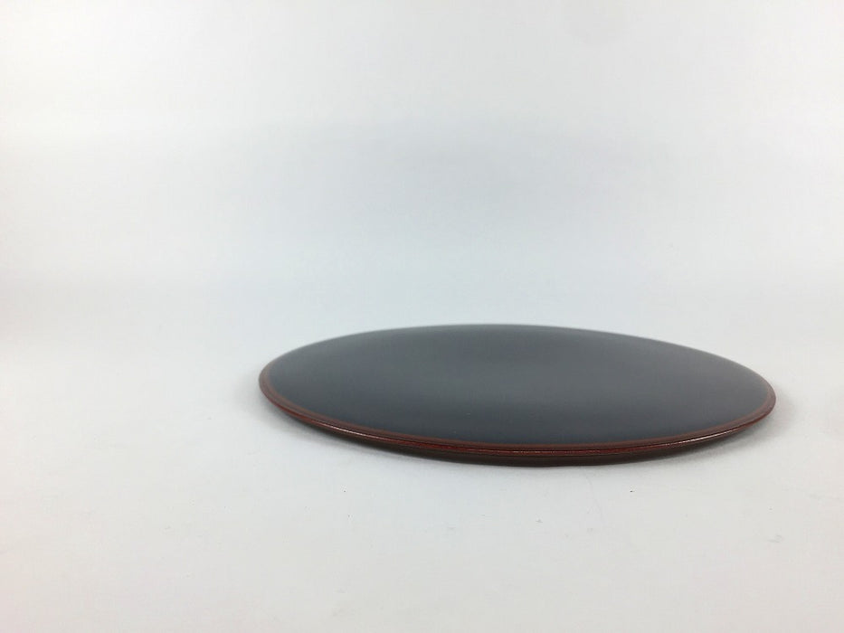 フラットプレート　17cm　天目　有田焼(j.R)