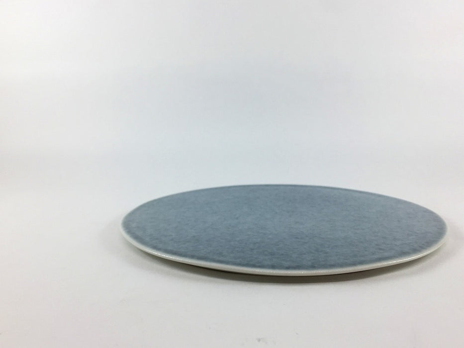 フラットプレート　17cm　薄墨　有田焼(j.R)