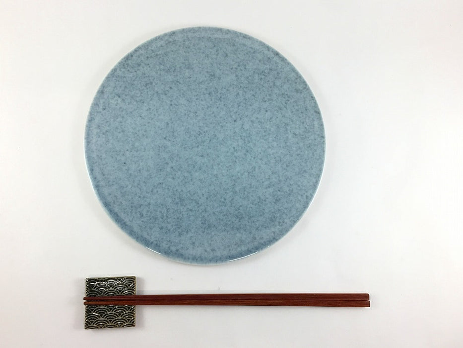 フラットプレート　21cm　薄墨　有田焼　(j.R)