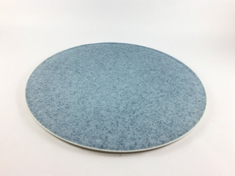 フラットプレート　26cm　薄墨　有田焼　(j.R)