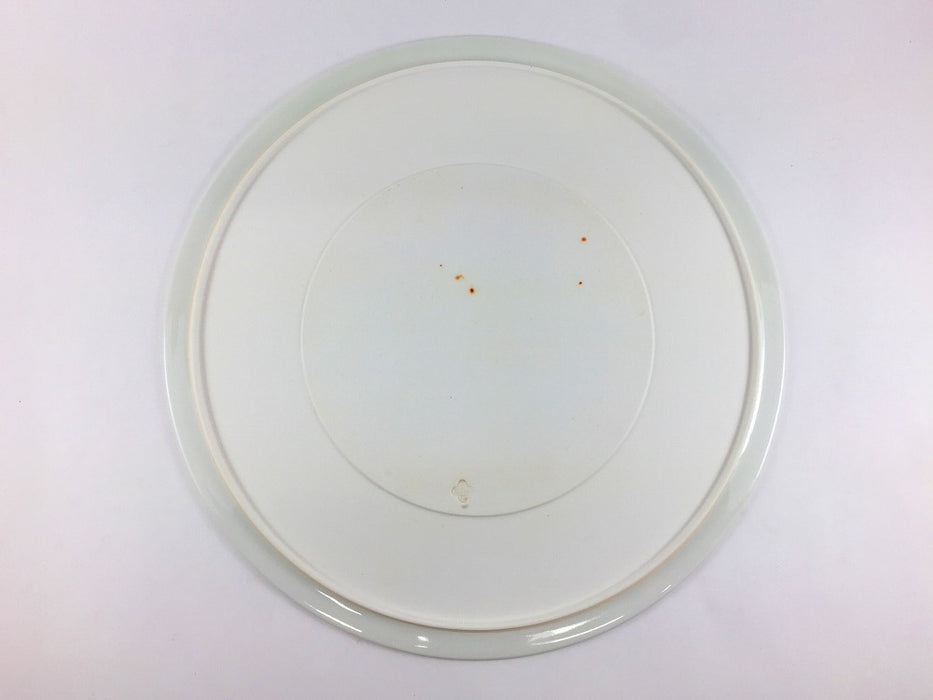 フラットプレート　26cm　薄墨　有田焼　(j.R)