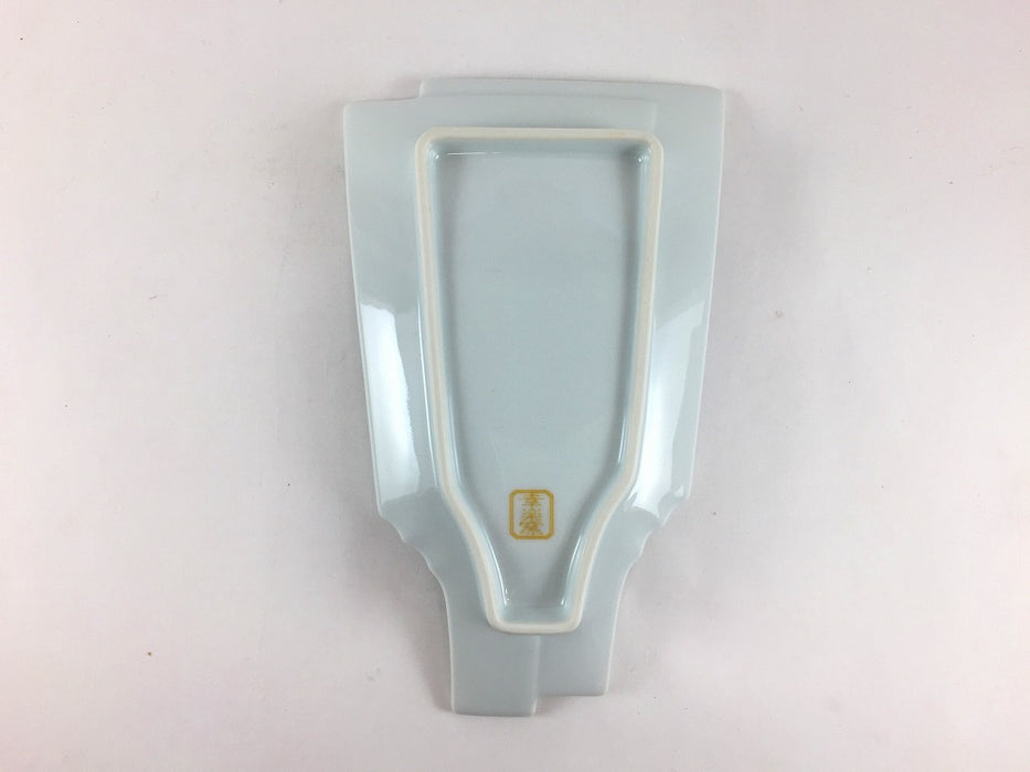 羽子板重ね銘々皿　(錦金彩/錦銀彩)　17cm　有田焼(j.R)