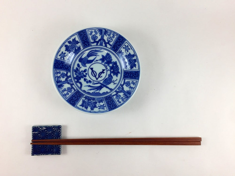 染付VOC　四寸小皿　12cm　有田焼(j.R)