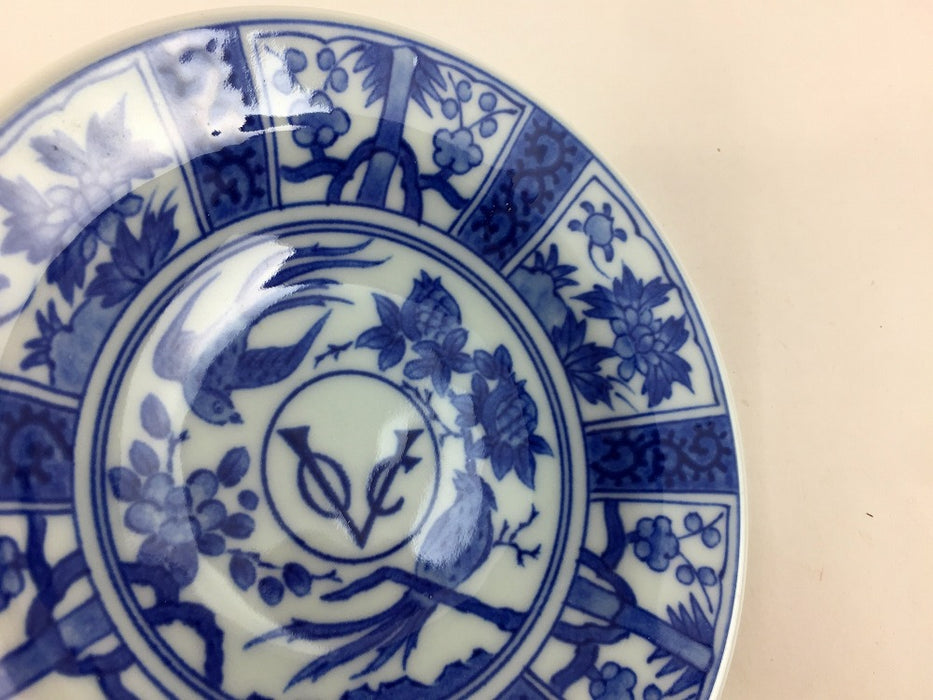 染付VOC　四寸小皿　12cm　有田焼(j.R)