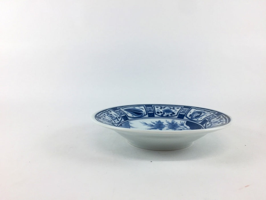 染付芙蓉手　四寸小皿　12cm　有田焼(j.R)