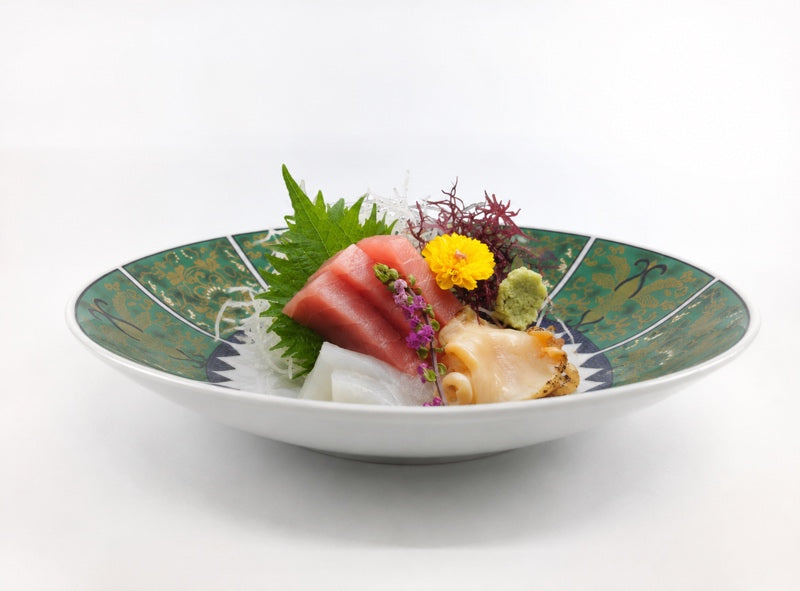 【新作入荷】【1枚価格】古伊万里8寸浅鉢　3色　24cm　肥前有田焼(j.R)