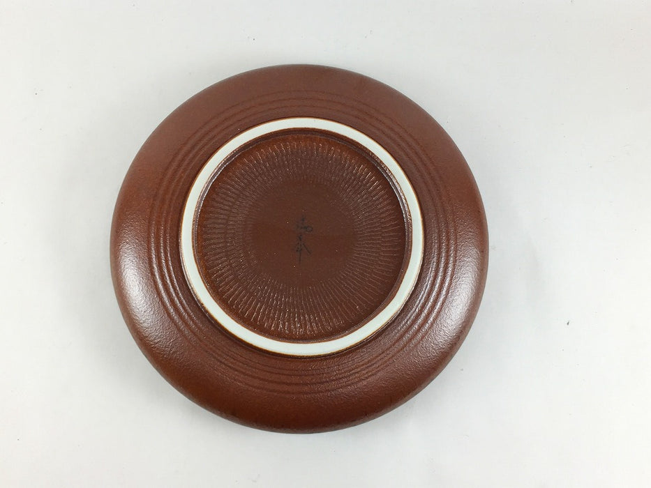 苔色　鉄鉢形5.5寸皿　16cm　有田焼(j.R)