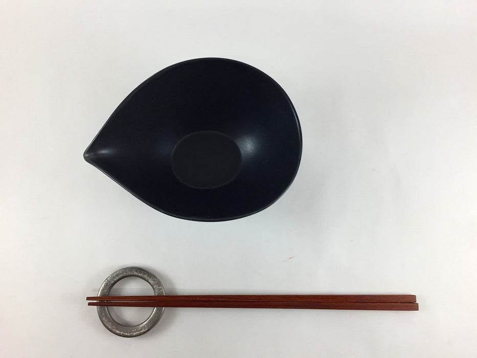 【SALE】片口小丼　金継　黒マット　300cc　三川内焼【訳あり】