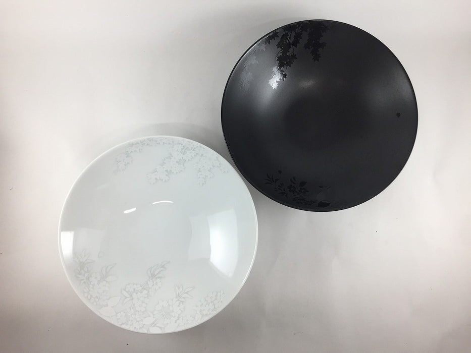 【SALE】【1個価格】20cm鉢　白春秋/黒春秋　美濃焼(j.R)【訳あり】