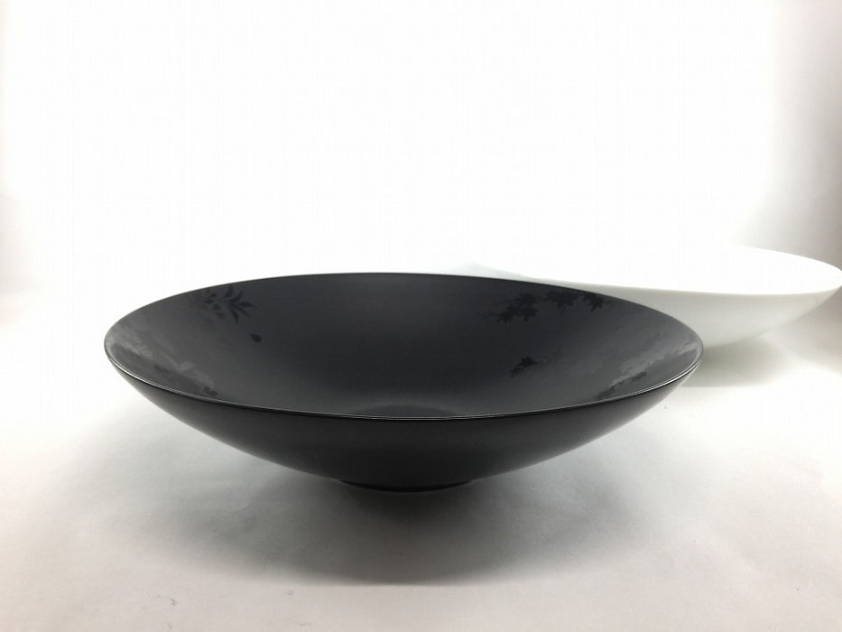 【SALE】【1個価格】24cm鉢　黒春秋/白春秋　美濃焼【訳あり】