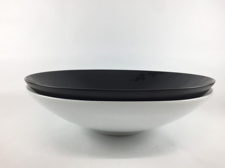 【SALE】【1個価格】24cm鉢　黒春秋/白春秋　美濃焼【訳あり】