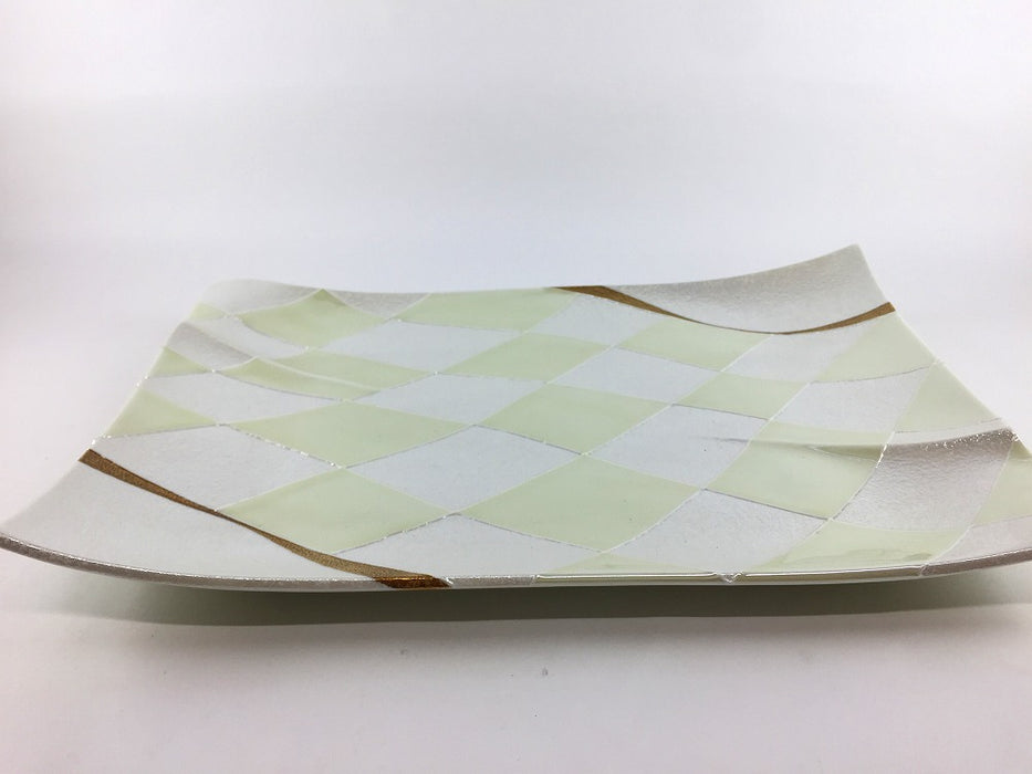 【SALE】パール市松金流水　31cm　有田焼【訳あり】