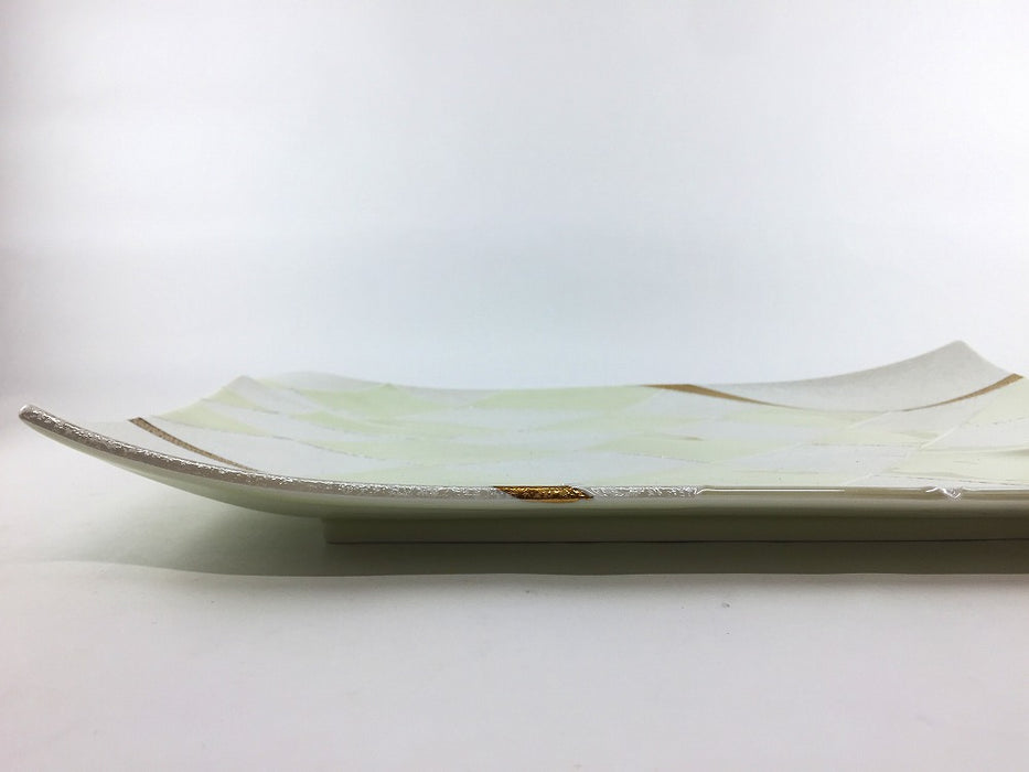 【SALE】パール市松金流水　31cm　有田焼【訳あり】